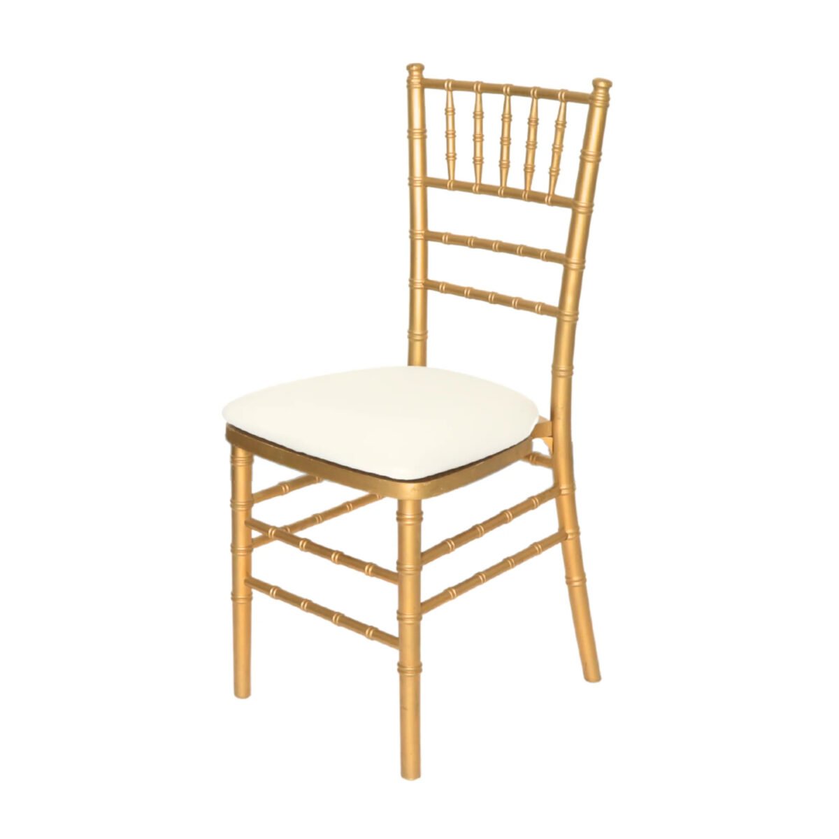 Chiavari Gold and White Chair